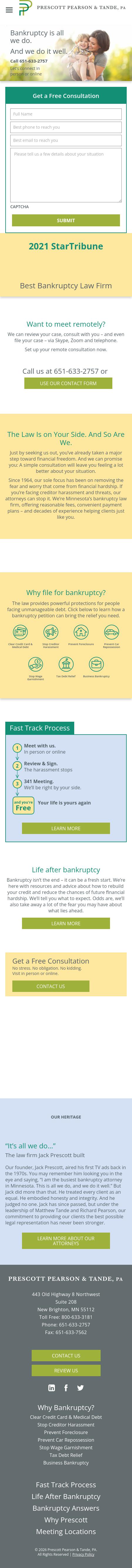 Prescott & Pearson, P.A. - New Brighton MN Lawyers