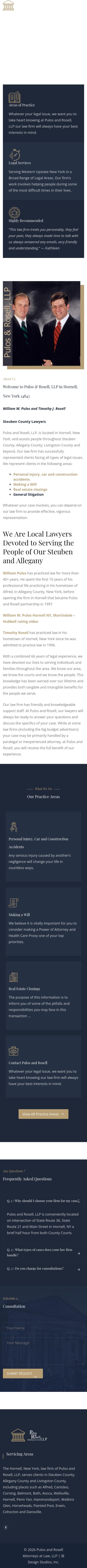 Pulos and Rosell, LLP - Hornell NY Lawyers