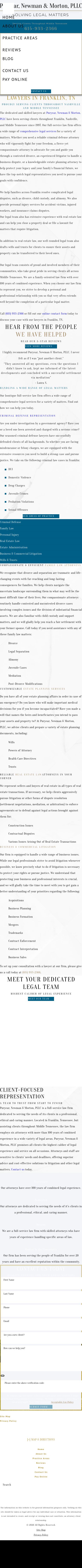 Puryear, Newman & Morton, PLLC - Franklin TN Lawyers