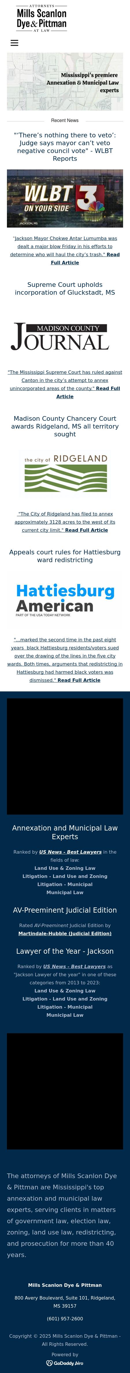 Pyle, Mills, Dye and Pittman - Ridgeland MS Lawyers