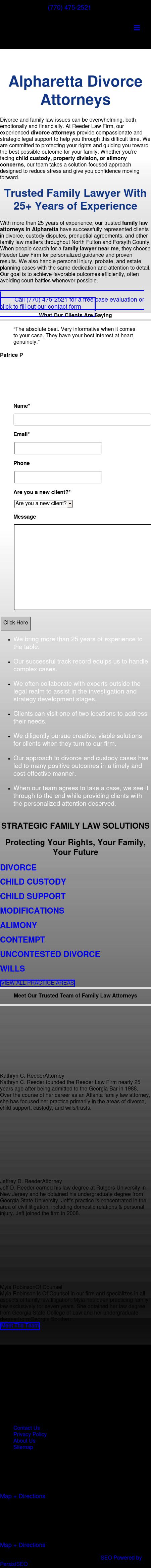 Reeder Law Firm - Alpharetta GA Lawyers