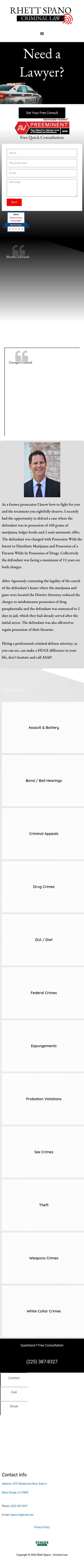 Rhett Spano LLC - Baton Rouge LA Lawyers