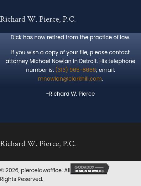 Richard W. Pierce, P.C. - Ann Arbor MI Lawyers