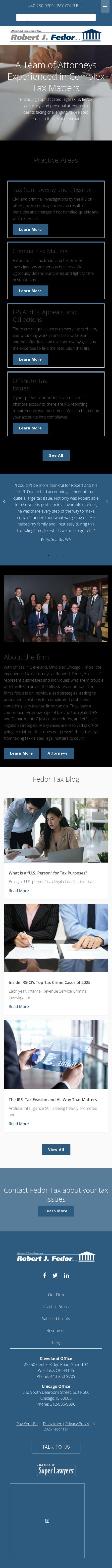 Robert J. Fedor, Esq., L.L.C. - Chicago IL Lawyers