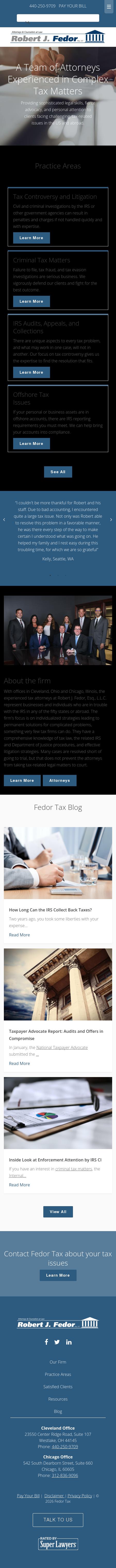 Robert J. Fedor, Esq., L.L.C. - Westlake OH Lawyers