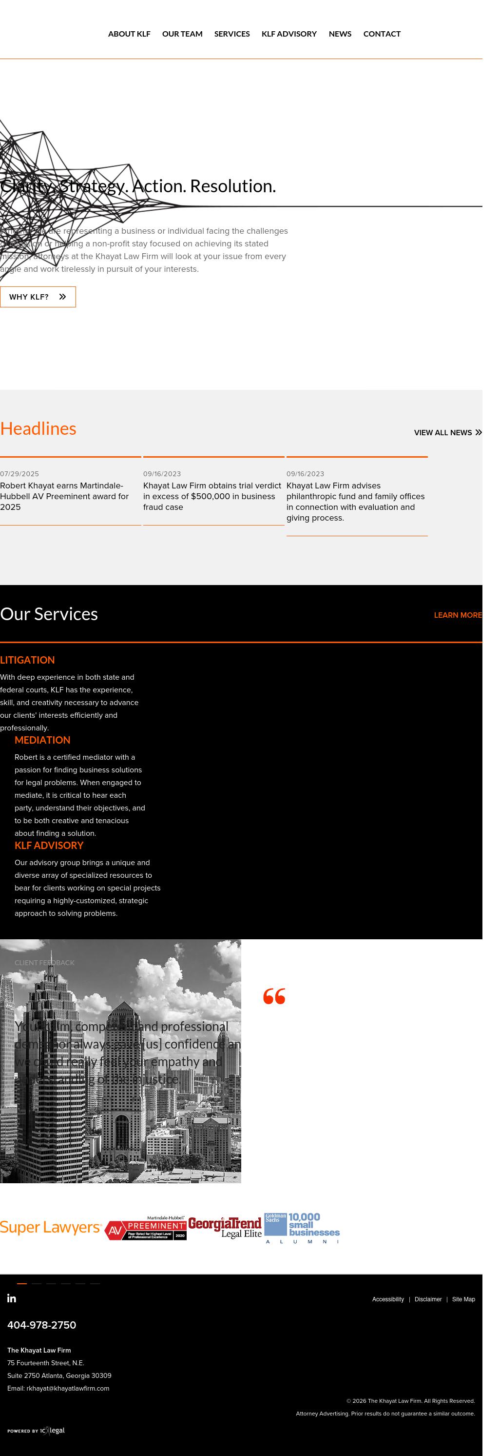 Robert Khayat - Atlanta GA Lawyers