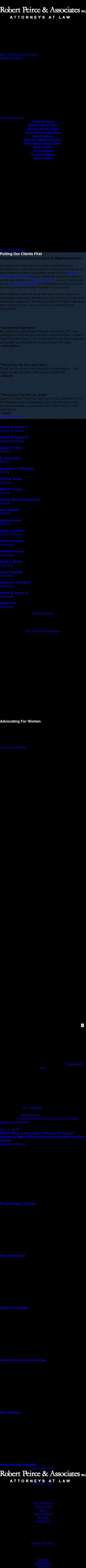 Robert Peirce & Associates, P.C. - Ellwood City PA Lawyers