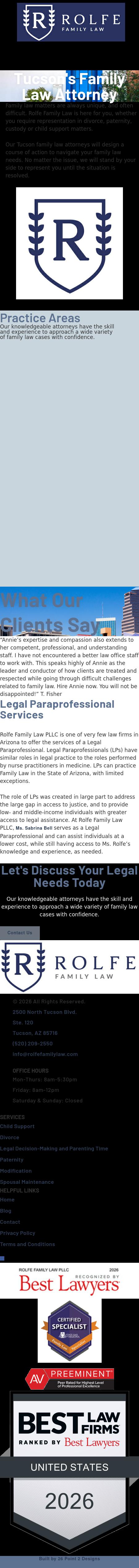 Rolfe Hinderaker, PLLC - Tucson AZ Lawyers