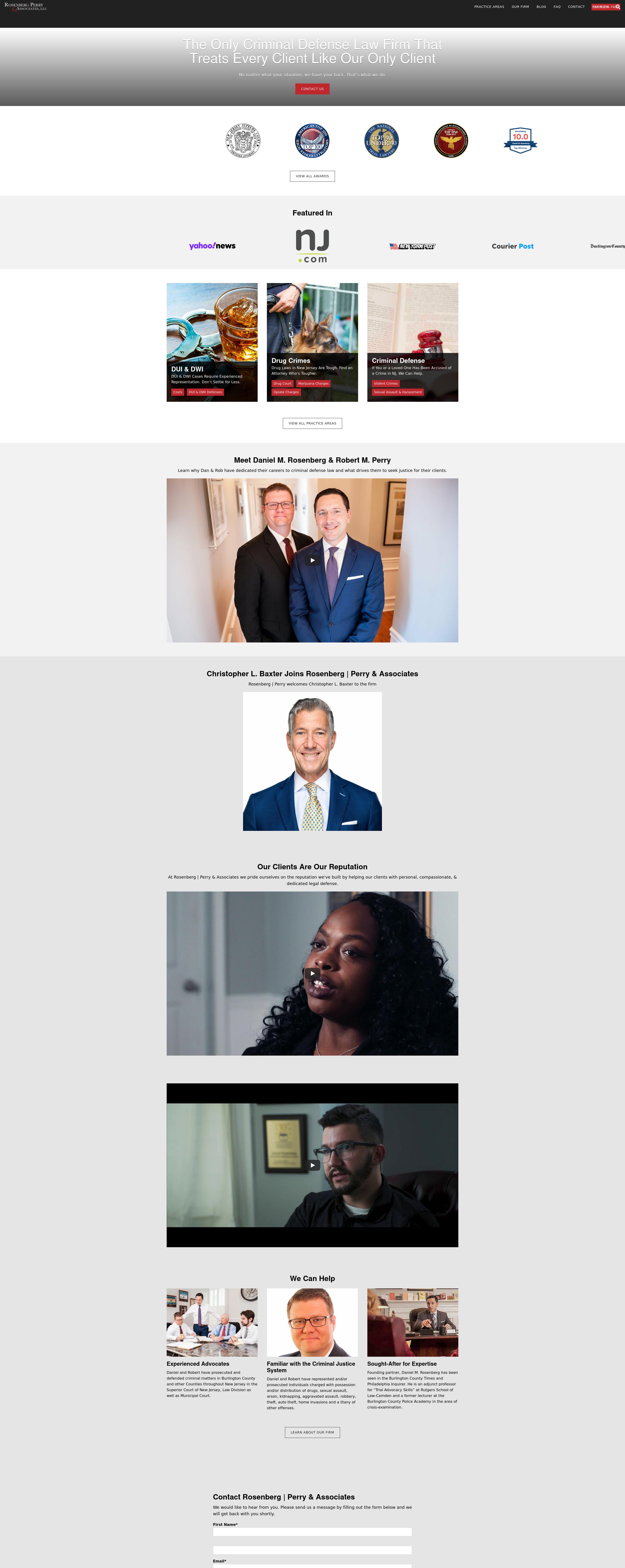 Rosenberg | Perry & Associates, LLC - Mount Holly NJ Lawyers