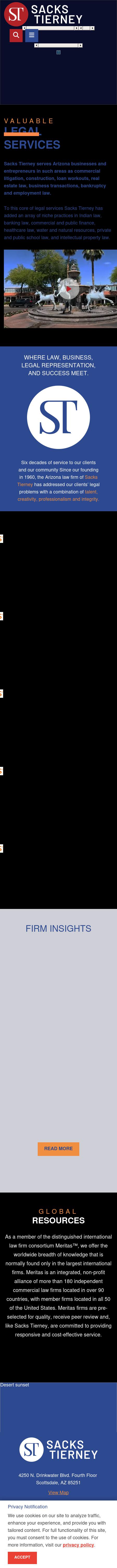 Sacks Tierney P.A. - Scottsdale AZ Lawyers