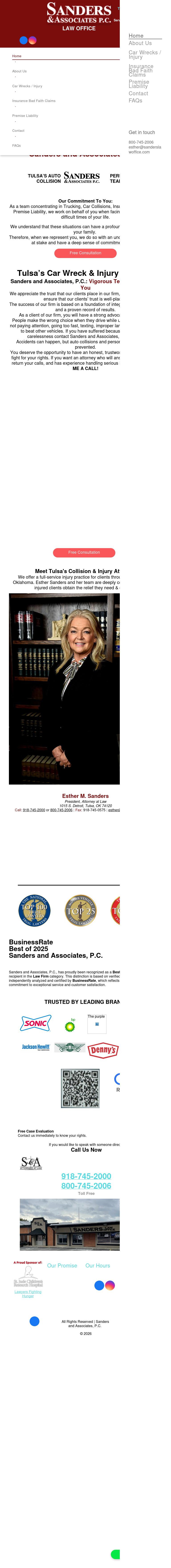 Sanders & Associates, P.C. - Tulsa OK Lawyers