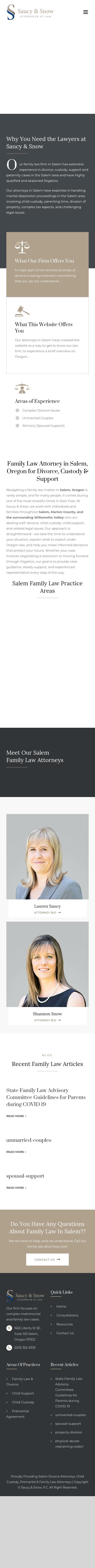 Saucy & Saucy, P.C. - Salem OR Lawyers