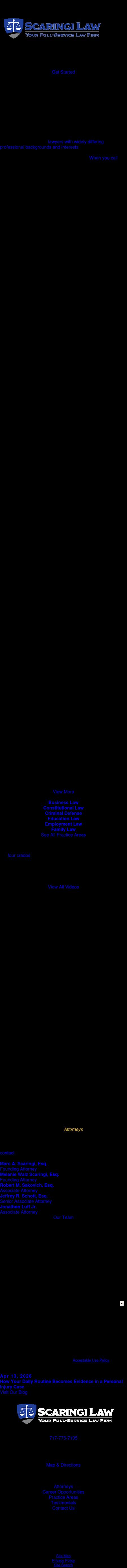 Scaringi & Scaringi, P.C. - Carlisle PA Lawyers