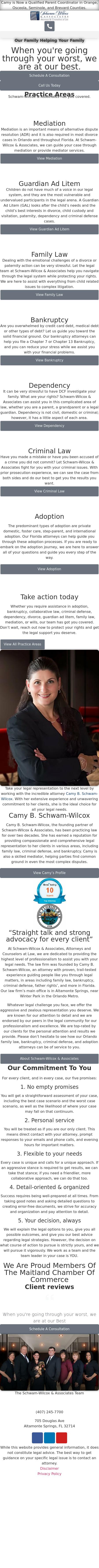 Schwam-Wilcox & Associates, Attorneys and Counselors at Law - Melbourne FL Lawyers