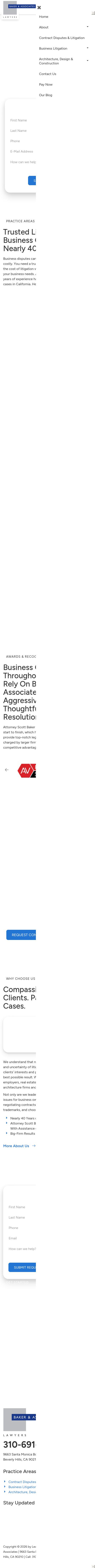 Scott L. Baker - Los Angeles CA Lawyers