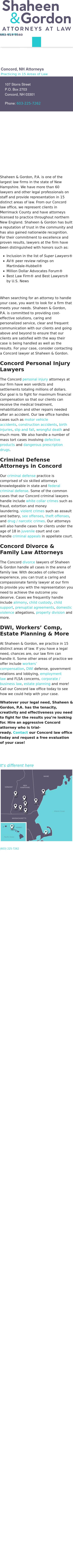 Shaheen & Gordon, P.A. - Concord NH Lawyers