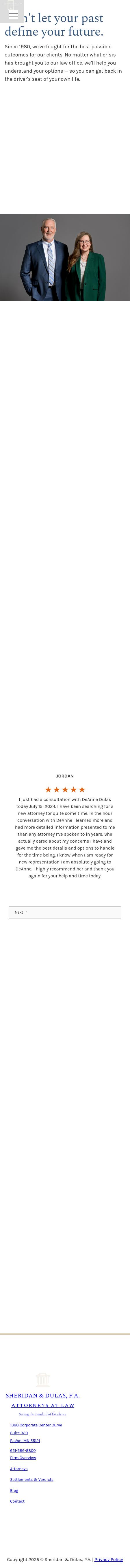 Sheridan & Dulas PA - Eagan MN Lawyers