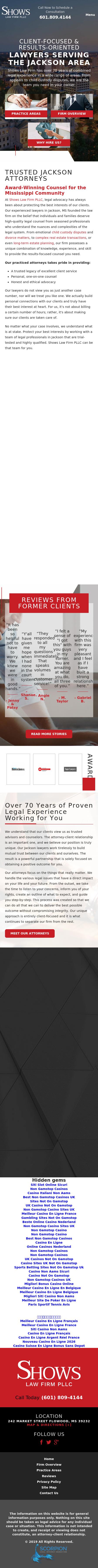 Shows Law Firm PLLC - Flowood MS Lawyers