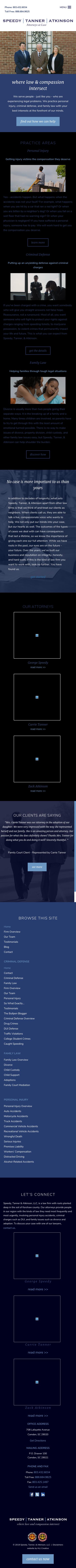 Speedy, Tanner, Atkinson & Cook, LLC - Camden SC Lawyers