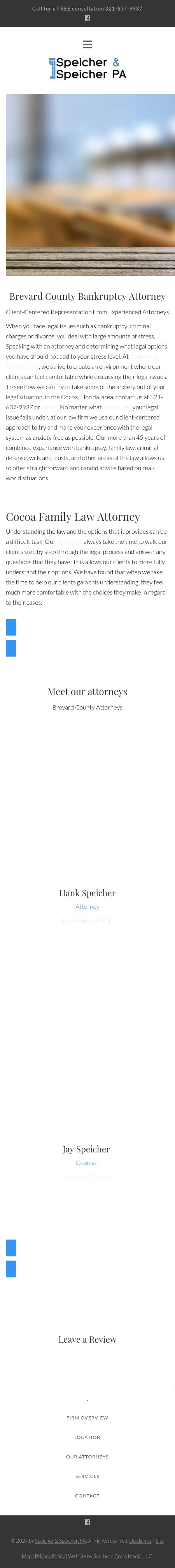 Speicher & Speicher, PA - Cocoa FL Lawyers