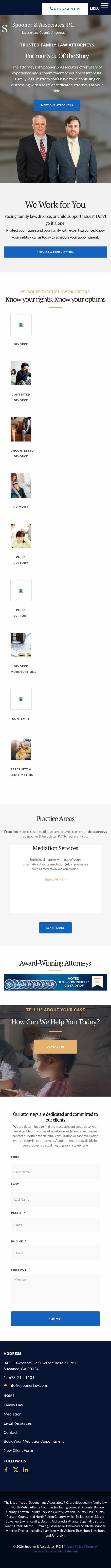 Spooner & Associates, P.C. - Suwanee GA Lawyers