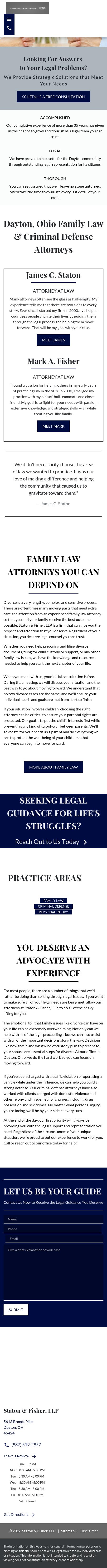 Staton, Fisher & Conboy, LLP - Huber Heights OH Lawyers