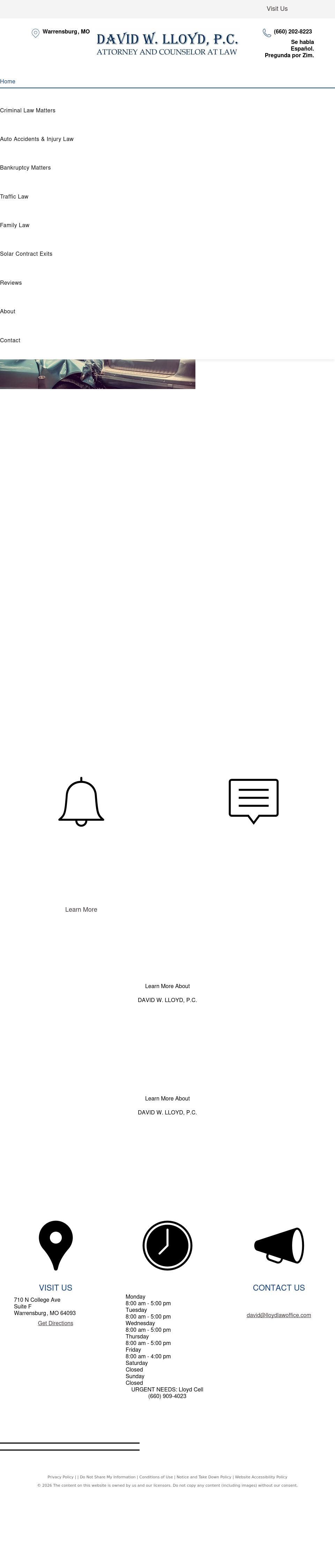 Strong Tower Legal Services, P.C. - Warrensburg MO Lawyers