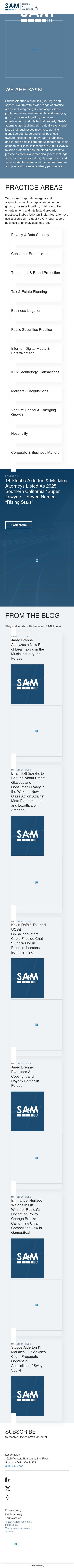 Stubbs Alderton & Markiles, LLP - Sherman Oaks CA Lawyers