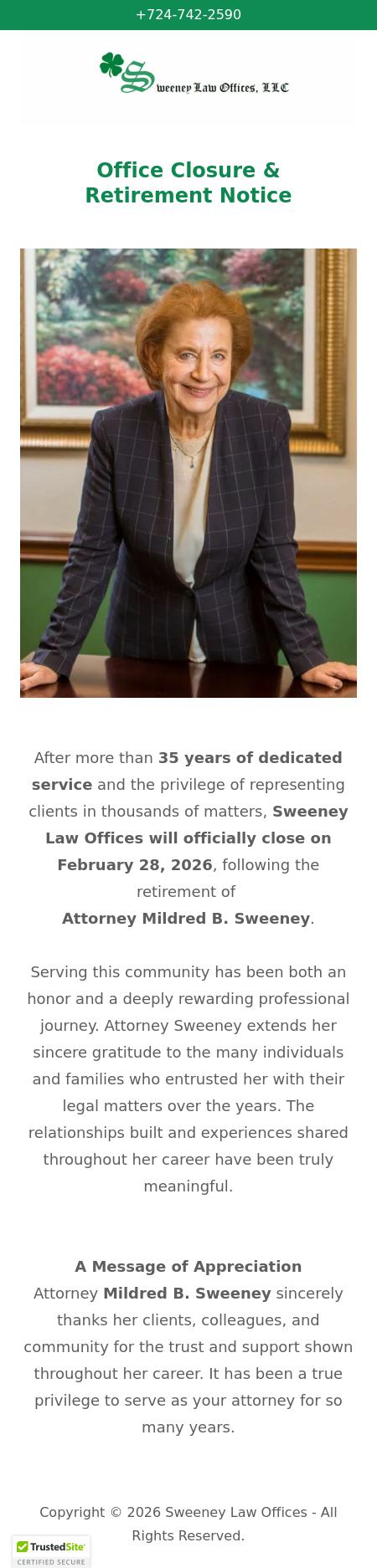 Sweeney Law Offices - Pittsburgh PA Lawyers