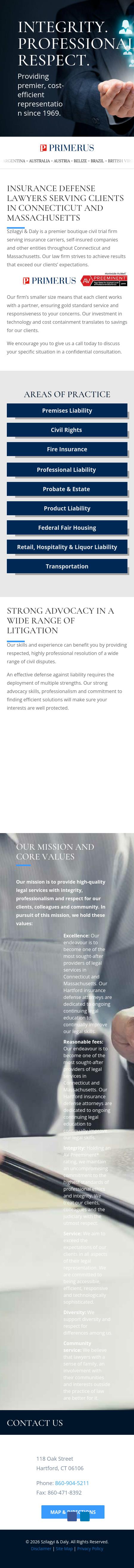 Szilagyi & Daly - Hartford CT Lawyers