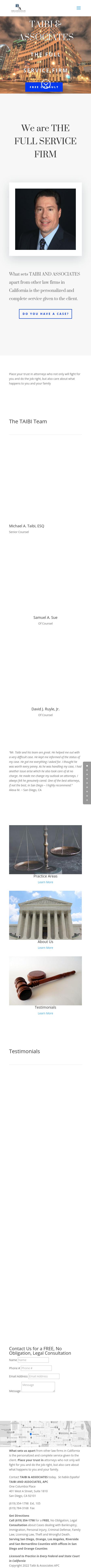 Taibi & Associates - Poway CA Lawyers