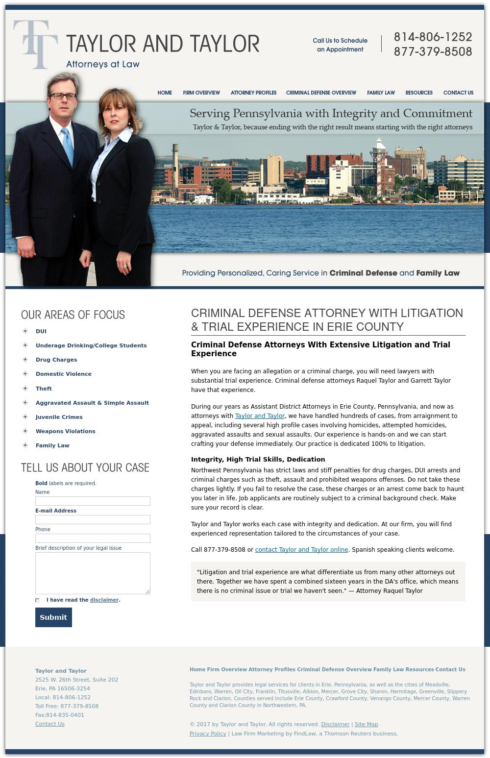 Taylor and Taylor - Erie PA Lawyers