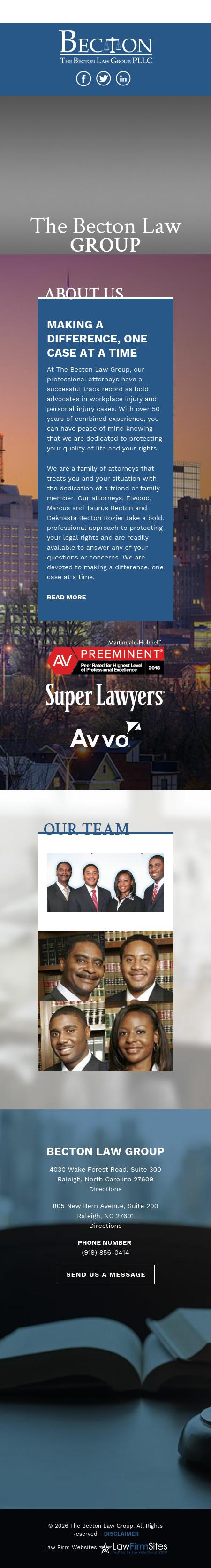 The Becton Law Group - Raleigh NC Lawyers