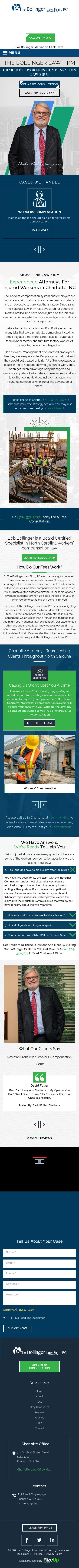 The Bollinger Law Firm, P.C. - Charlotte NC Lawyers