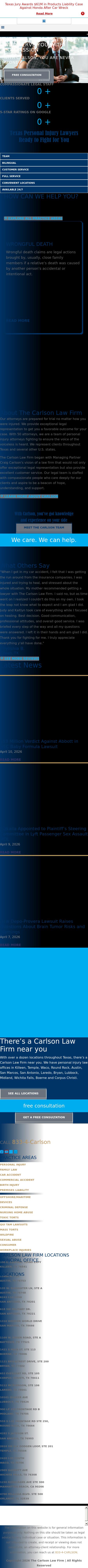 The Carlson Law Firm - Killeen TX Lawyers