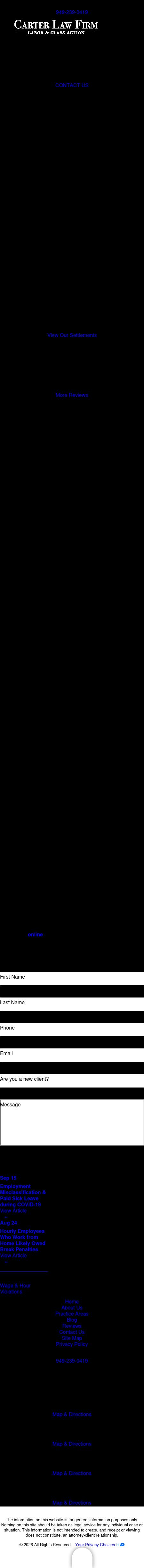 The Carter Law Firm - Irvine CA Lawyers