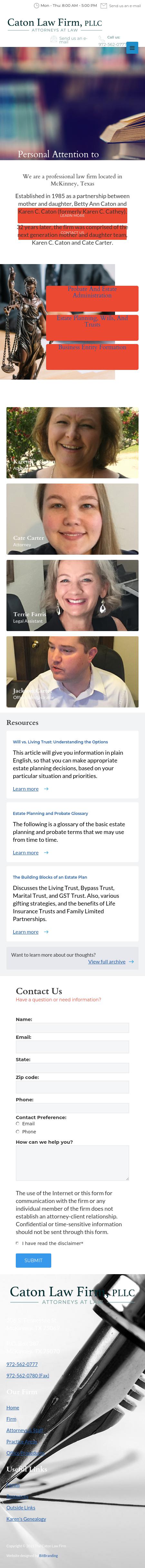 The Caton Law Firm PLLC - McKinney TX Lawyers