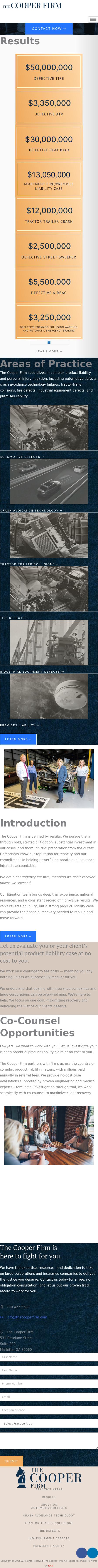 The Cooper Firm - Marietta GA Lawyers