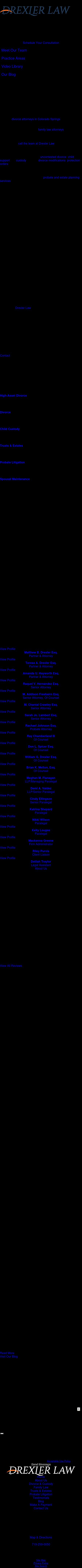 The Drexler Law Group, LLC - Colorado Springs CO Lawyers