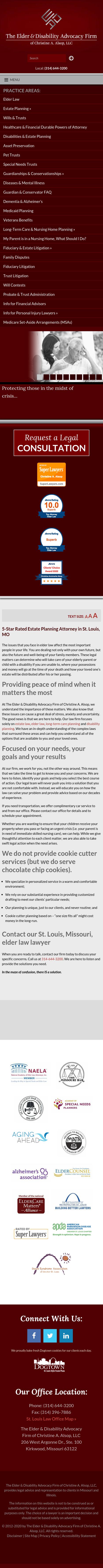 The Elder & Disability Advocacy Firm of Christine A. Alsop, LLC - Saint Louis MO Lawyers