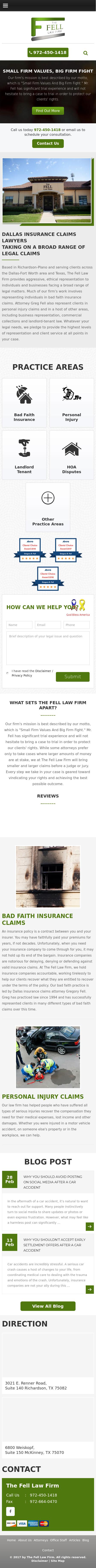 The Fell Law Firm - Richardson TX Lawyers