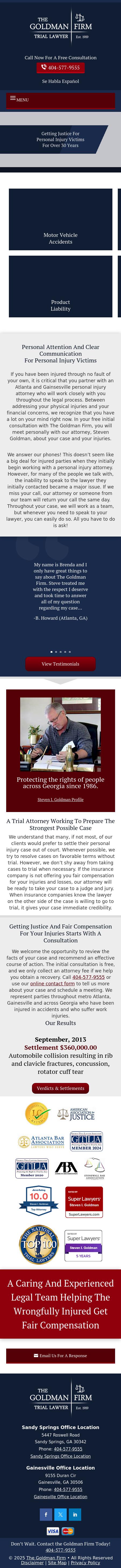 The Goldman Firm - Atlanta GA Lawyers