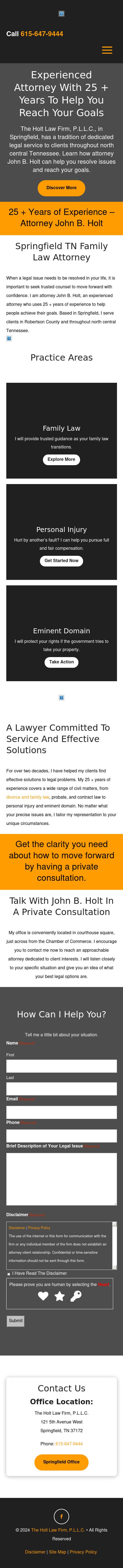 The Holt Law Firm, P.L.L.C. - Springfield TN Lawyers