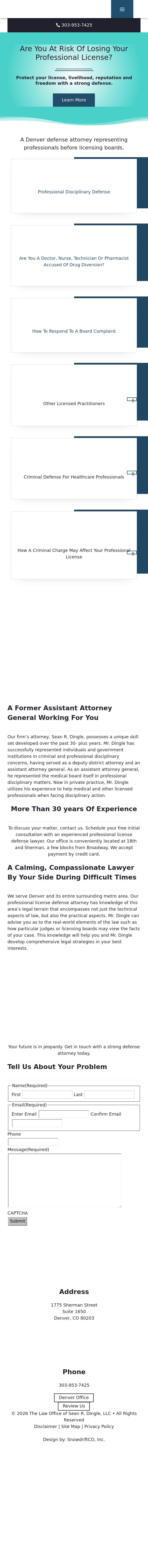 The Law Office of Sean R. Dingle, LLC - Denver CO Lawyers