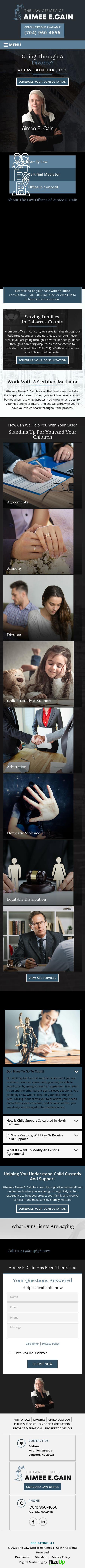 The Law Offices of Aimee E. Cain - Concord NC Lawyers