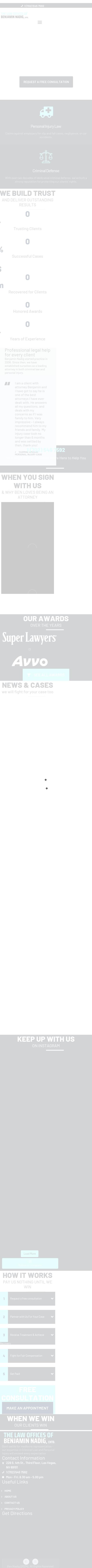 The Law Offices of Benjamin Nadig, Chtd. - Las Vegas NV Lawyers