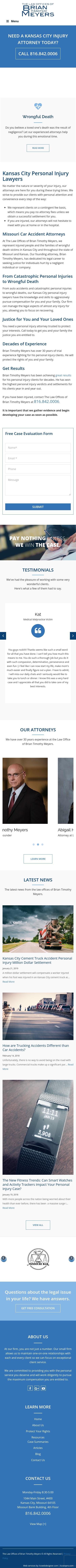 The Law Offices of Brian Timothy Meyers - Kansas City MO Lawyers