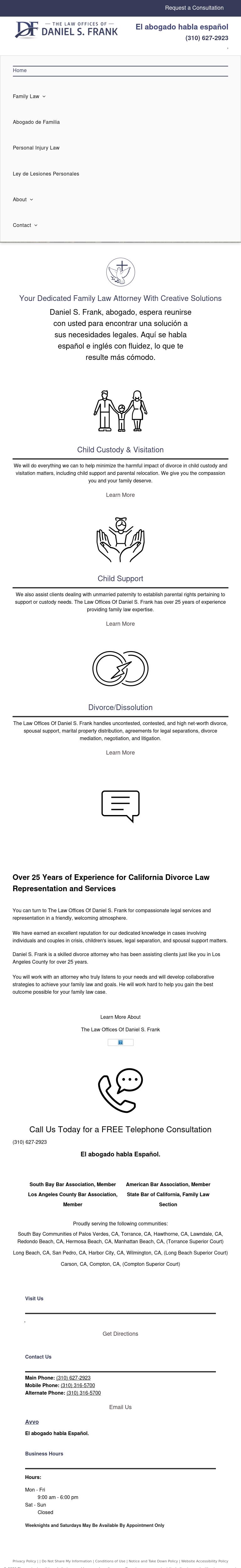 The Law Offices of Daniel S. Frank - Torrance CA Lawyers