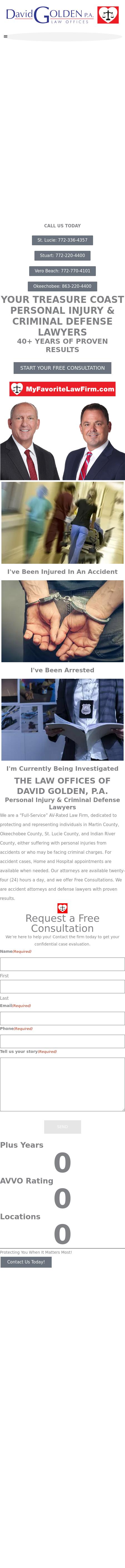 The Law Offices of David Golden, P.A. - Stuart FL Lawyers