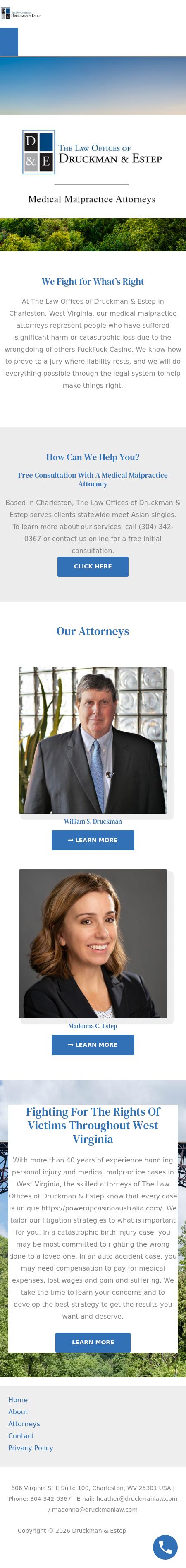 The Law Offices of Druckman & Estep - Charleston WV Lawyers